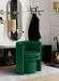 Selena Green Velvet Accent Chair and Ottoman Set - 555Green - Vega Furniture