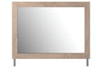 Senniberg Light Brown/White Bedroom Mirror (Mirror Only) - B1191-36 - Vega Furniture