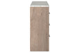 Senniberg Light Brown/White Dresser - B1191-31 - Vega Furniture
