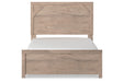 Senniberg Light Brown/White Full Panel Bed - SET | B1191-55 | B1191-86 - Vega Furniture