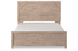 Senniberg Light Brown/White Queen Panel Bed - SET | B1191-71 | B1191-96 - Vega Furniture