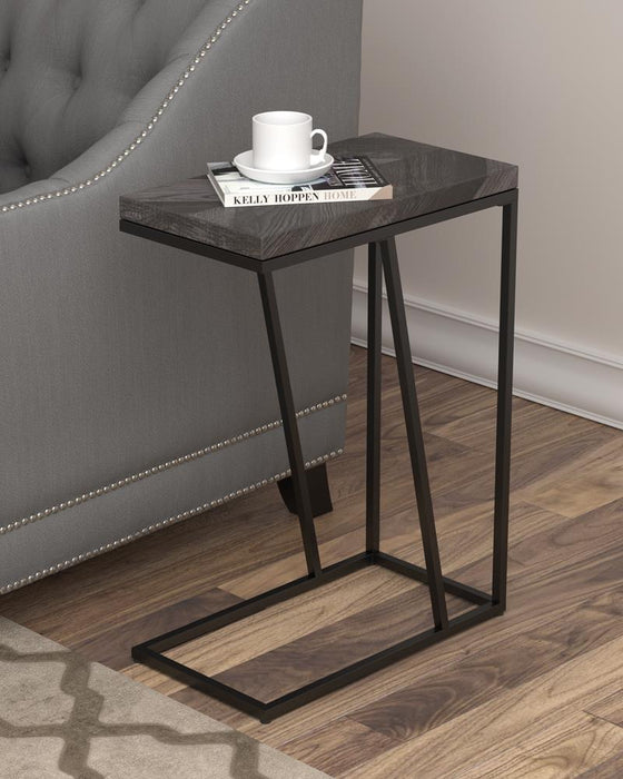 Sergio Rustic Gray Chevron Rectangular Accent Table - 931146 - Vega Furniture