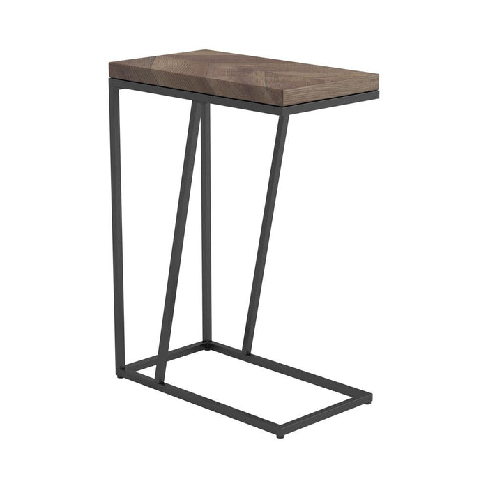 Sergio Tobacco Chevron Rectangular Accent Table - 931147 - Vega Furniture