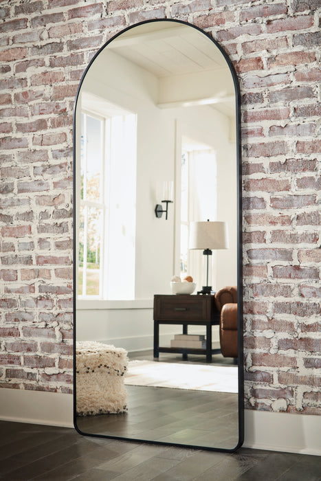 Sethall Black Floor Mirror - A8010307 - Vega Furniture