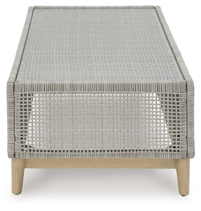 Seton Creek Gray Outdoor Coffee Table - P798-701 - Vega Furniture