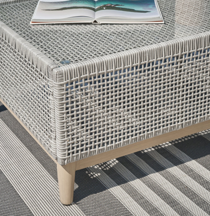 Seton Creek Gray Outdoor Coffee Table - P798-701 - Vega Furniture