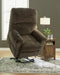 Shadowboxer Chocolate Power Lift Recliner - 4710212 - Vega Furniture