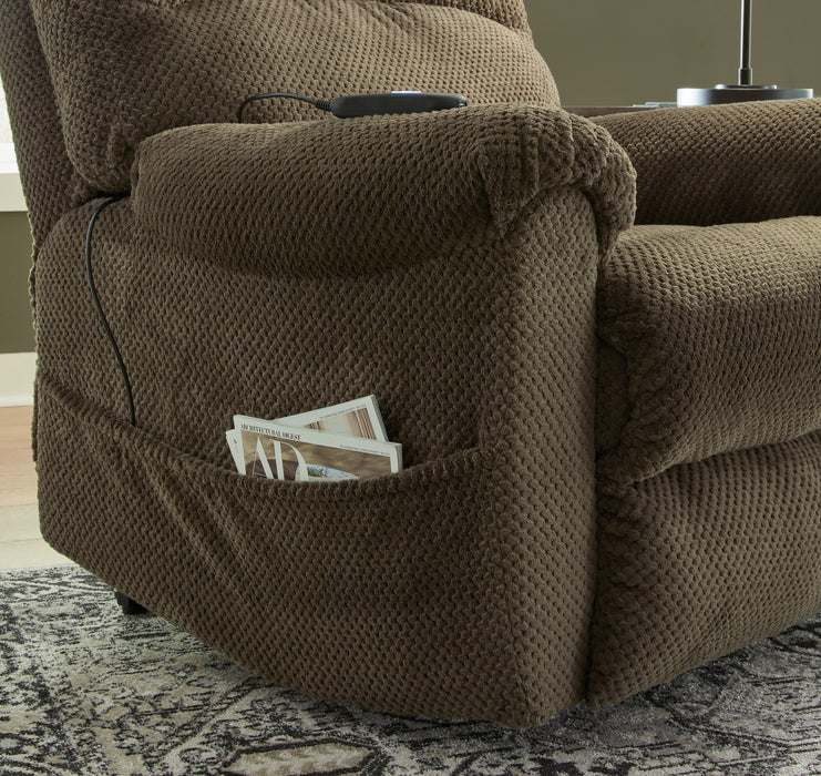 Shadowboxer Chocolate Power Lift Recliner - 4710212 - Vega Furniture