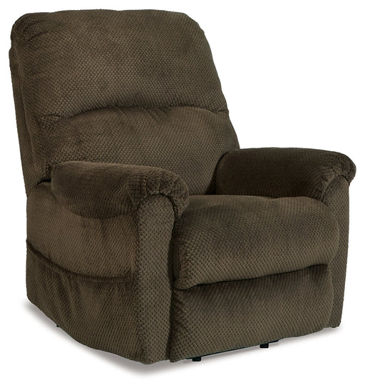 Shadowboxer Chocolate Power Lift Recliner - 4710212 - Vega Furniture