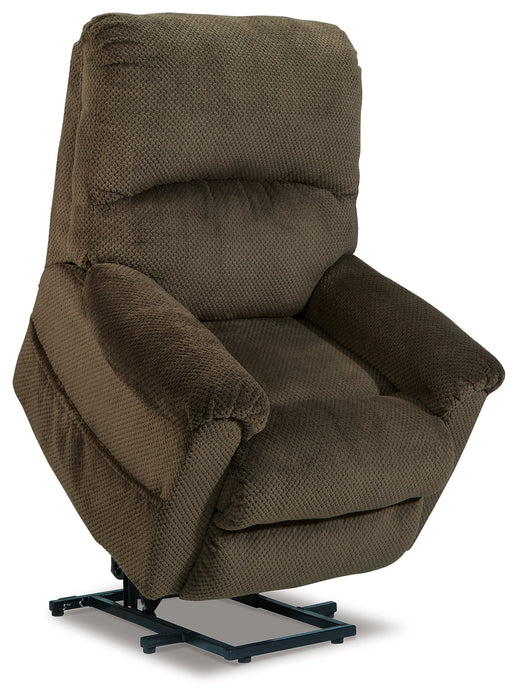 Shadowboxer Chocolate Power Lift Recliner - 4710212 - Vega Furniture