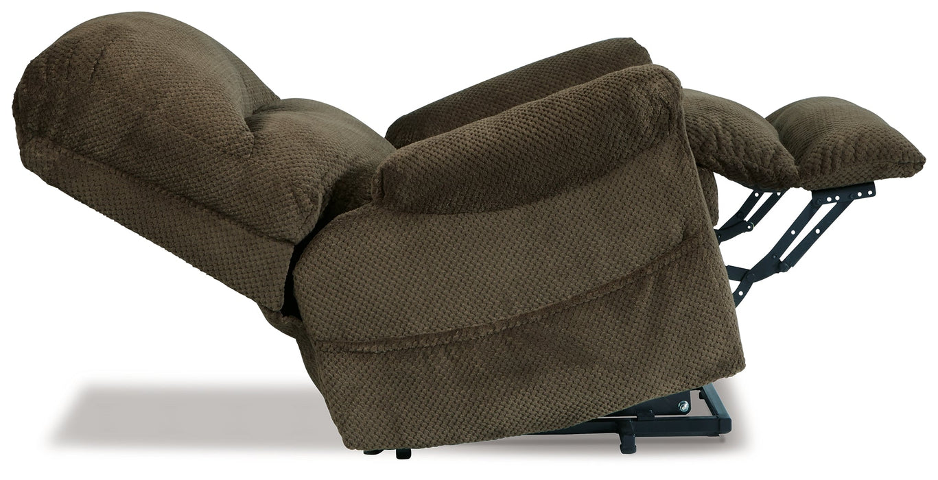 Shadowboxer Chocolate Power Lift Recliner - 4710212 - Vega Furniture