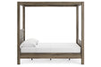 Shallifer Brown Queen Canopy Bed - SET | EB1104-161 | EB1104-171 | EB1104-198 - Vega Furniture