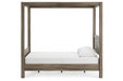 Shallifer Brown Queen Canopy Bed - SET | EB1104-161 | EB1104-171 | EB1104-198 - Vega Furniture