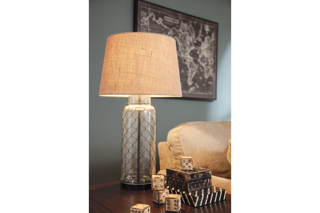 Sharmayne Transparent Table Lamp - L430114 - Vega Furniture