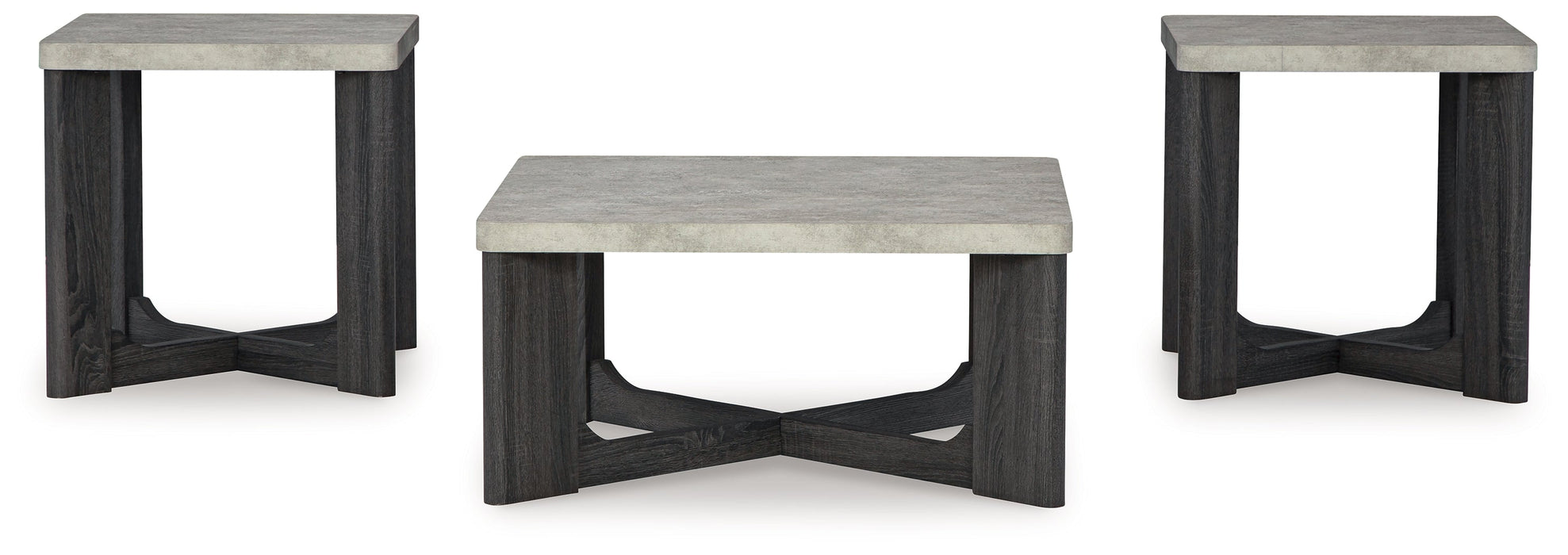 Sharstorm Two-tone Gray Table (Set of 3) - T251-13 - Vega Furniture