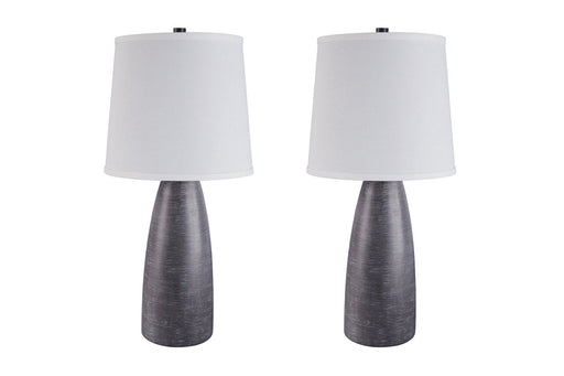 Shavontae Gray Table Lamp, Set of 2 - L243004 - Vega Furniture