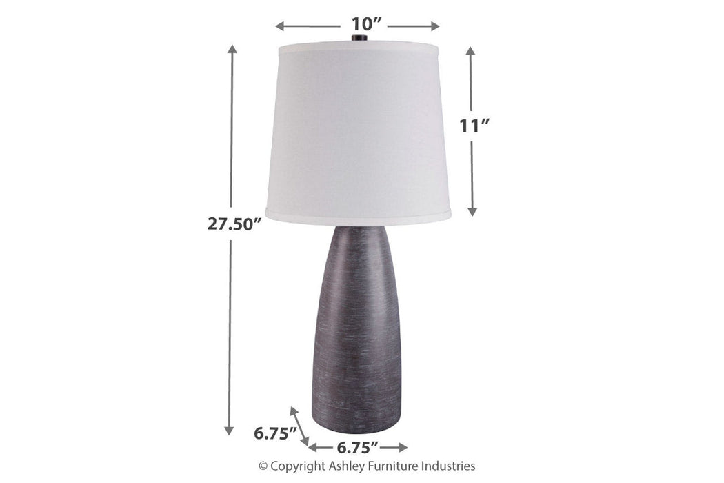 Shavontae Gray Table Lamp, Set of 2 - L243004 - Vega Furniture