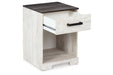 Shawburn Whitewash/Charcoal Gray Nightstand - EB4121-291 - Vega Furniture