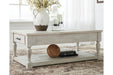 Shawnalore Whitewash Coffee Table - T782-1 - Vega Furniture