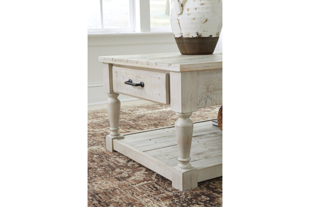 Shawnalore Whitewash Coffee Table - T782-1 - Vega Furniture