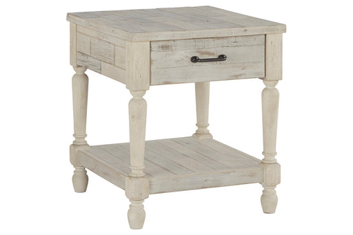 Shawnalore Whitewash End Table - T782-3 - Vega Furniture