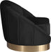 Shelly Black Velvet Chair - 623Black-C - Vega Furniture