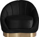 Shelly Black Velvet Chair - 623Black-C - Vega Furniture