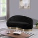 Shelly Black Velvet Chaise - 623Black-Chaise - Vega Furniture