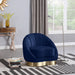 Shelly Blue Velvet Chair - 623Navy-C - Vega Furniture