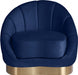 Shelly Blue Velvet Chair - 623Navy-C - Vega Furniture