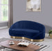 Shelly Blue Velvet Chaise - 623Navy-Chaise - Vega Furniture