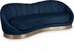 Shelly Blue Velvet Sofa - 623Navy-S - Vega Furniture