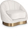 Shelly Cream Velvet Chair - 623Cream-C - Vega Furniture