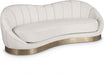 Shelly Cream Velvet Sofa - 623Cream-S - Vega Furniture