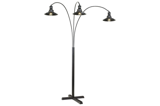 Sheriel Black Floor Lamp - L725059 - Vega Furniture