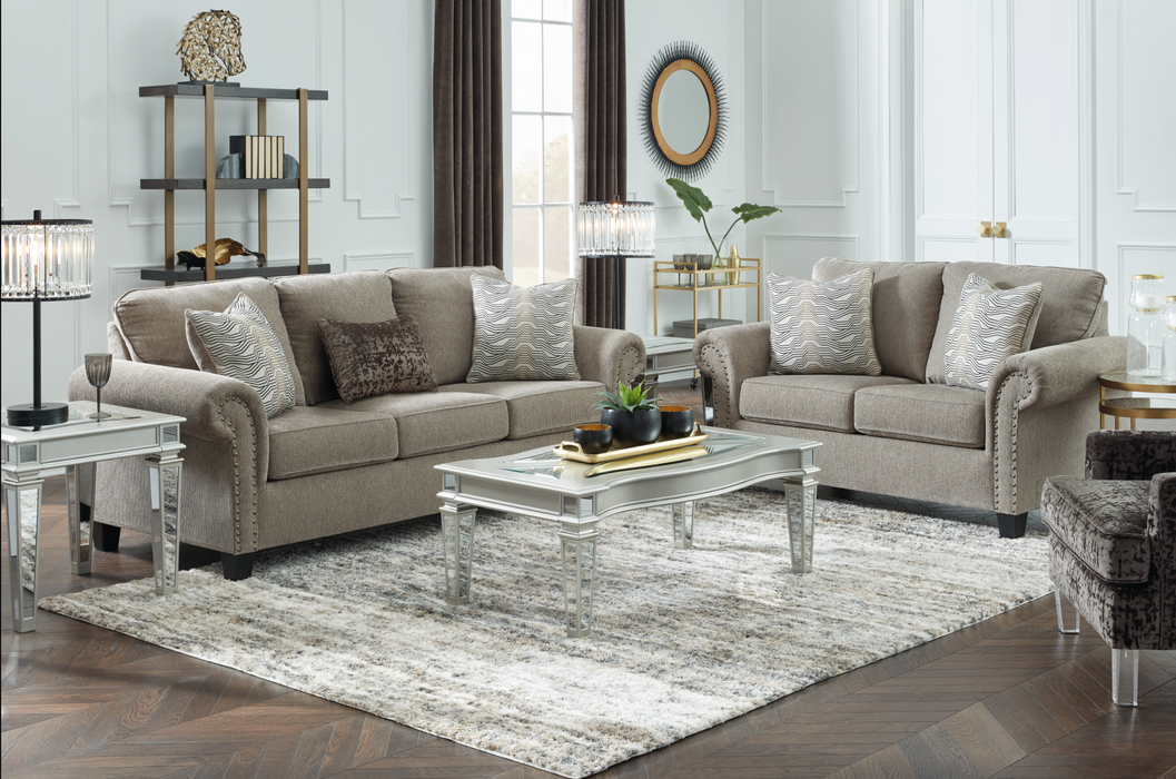 Shewsbury Pewter Living Room Set - SET | 4720238 | 4720235 - Vega Furniture