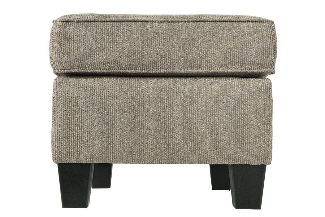 Shewsbury Pewter Ottoman - 4720214 - Vega Furniture