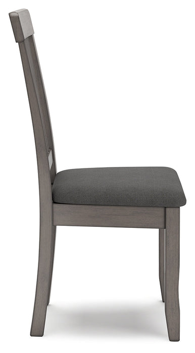 Shullden Gray Dining Chair, Set of 2 - D194-01 - Vega Furniture