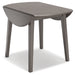 Shullden Gray Drop Leaf Dining Table - D194-15 - Vega Furniture