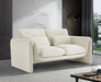 Sloan Velvet Loveseat Cream - 199Cream-L - Vega Furniture