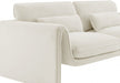 Sloan Velvet Loveseat Cream - 199Cream-L - Vega Furniture