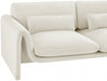 Sloan Velvet Loveseat Cream - 199Cream-L - Vega Furniture