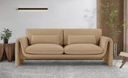 Sloan Velvet Sofa Camel - 199Camel-S - Vega Furniture
