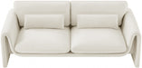 Sloan Velvet Sofa Cream - 199Cream-S - Vega Furniture