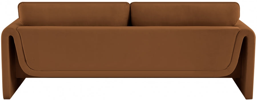 Sloan Velvet Sofa Saddle - 199Saddle-S - Vega Furniture