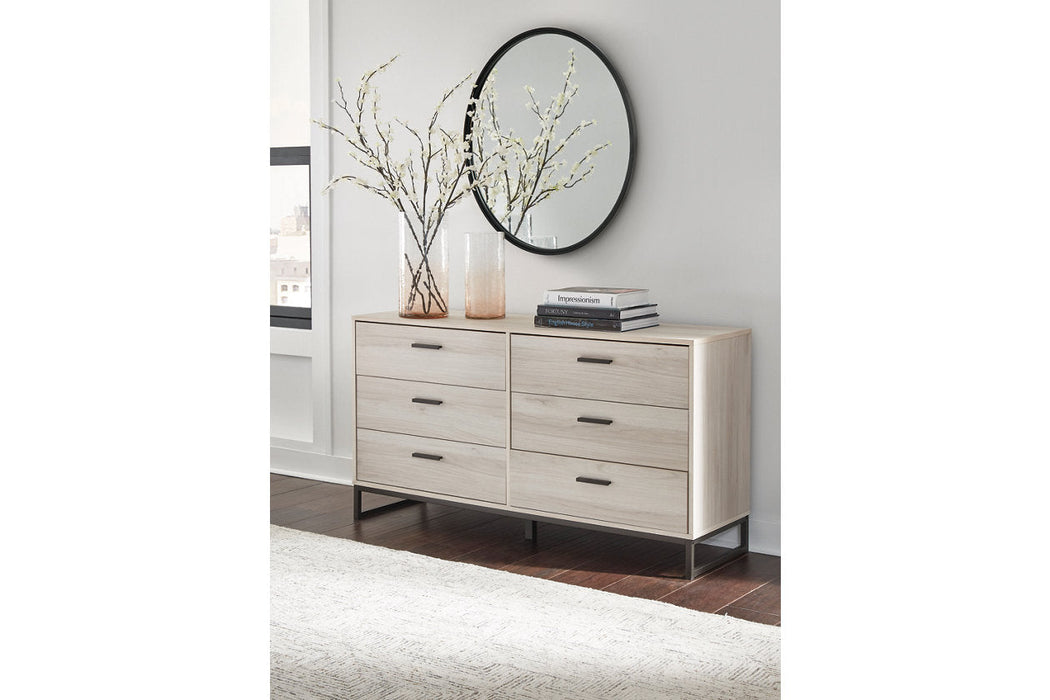 Socalle Light Natural Dresser - EB1864-231 - Vega Furniture