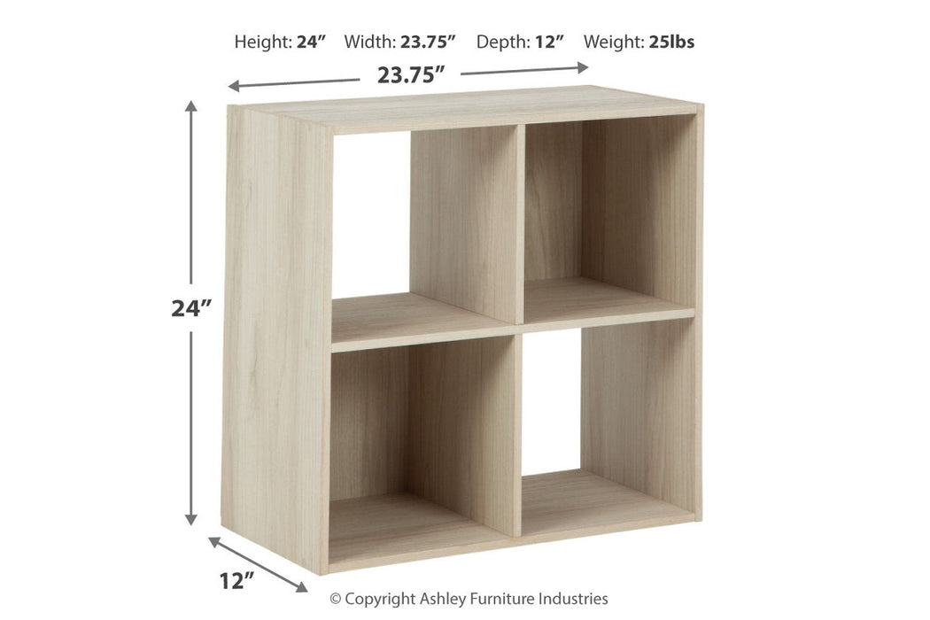 Socalle Light Natural Four Cube Organizer - EA1864-2X2 - Vega Furniture