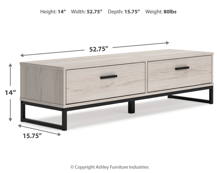 Socalle Light Natural Storage Bench - EA1864-150 - Vega Furniture