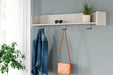 Socalle Light Natural Wall Mounted Coat Rack with Shelf - EA1864-151 - Vega Furniture