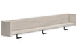 Socalle Light Natural Wall Mounted Coat Rack with Shelf - EA1864-151 - Vega Furniture